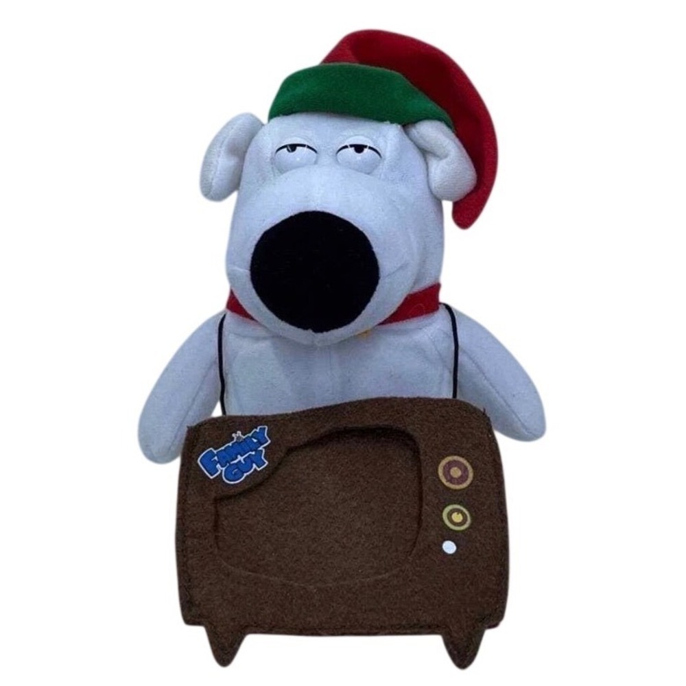 Family Guy Brian Griffin Plush Holiday Elf Hat TV Dog Card Holder Sitcom Cartoon